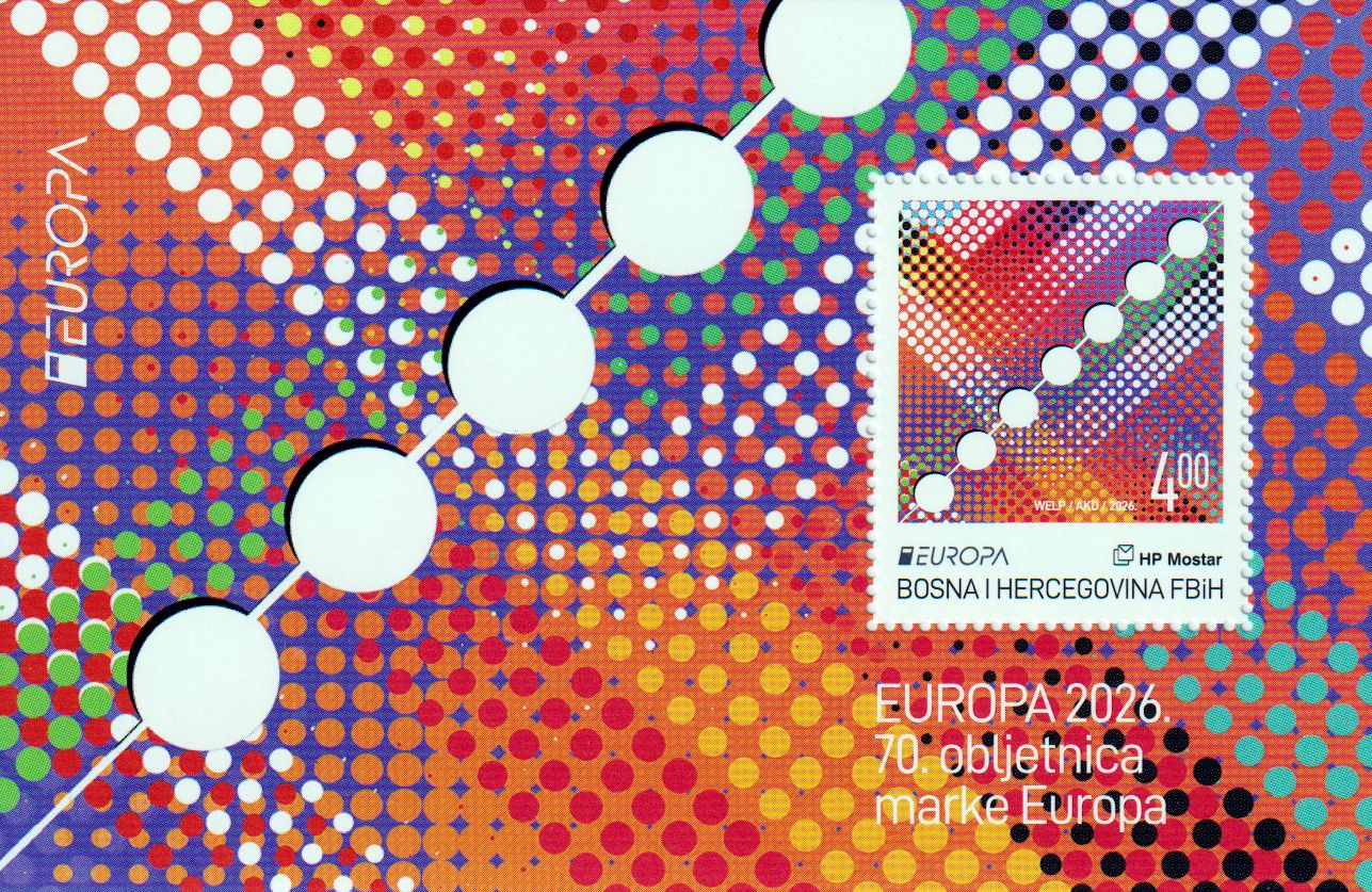 Block: Europa 2026, 70 Jahre Europa Briefmarken