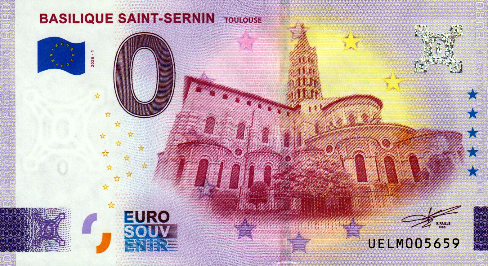 Basilique Saint-Sernin 2026-1 Silber