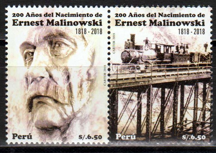 200. Geburtstag E. Malinowski 2019, Eisenbahn, Brücke