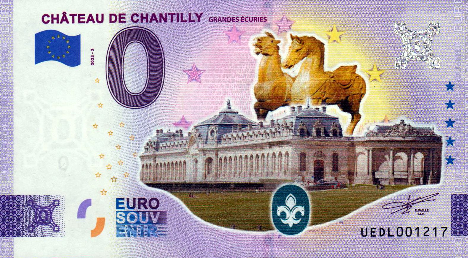 Chateau de Chantilly - Grandes Ecuries 2023-3, coloriert