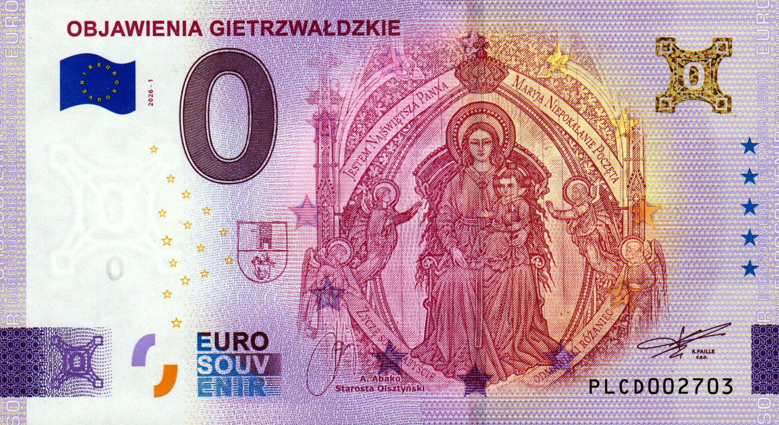 Objawienia Gietrzwaldzkie 2026-1 Gold