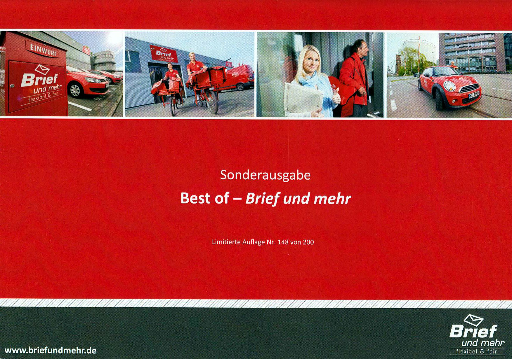 Best of Brief und mehr 2018, offizielle Klappkarte mit allen Marken u. ESSt