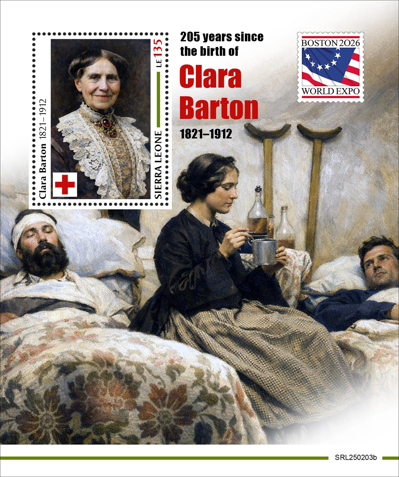 Block: Clara Barton, Rotes Kreuz 2025