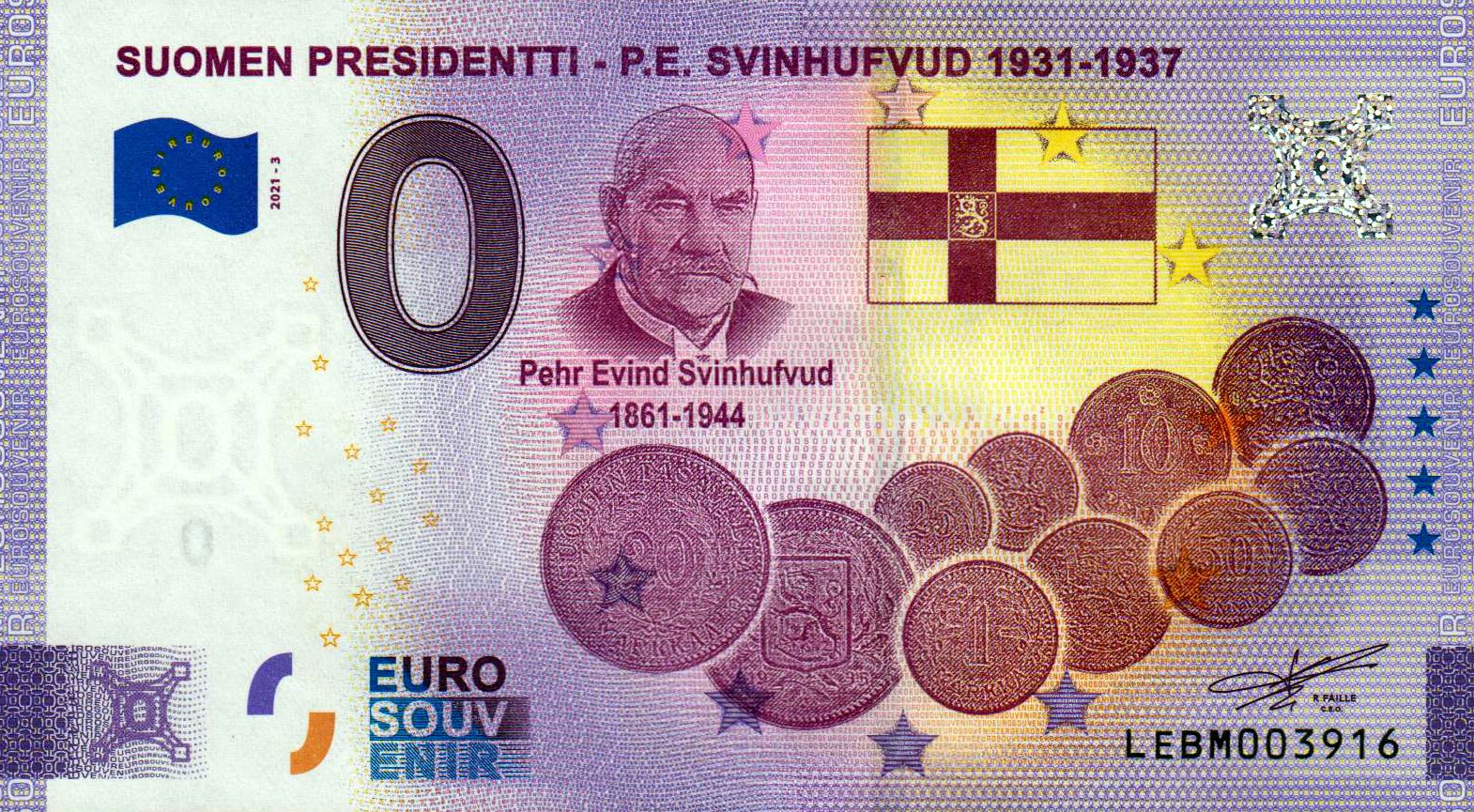 Suomen Presidentti - P. E. Svinhufvud 2021-3