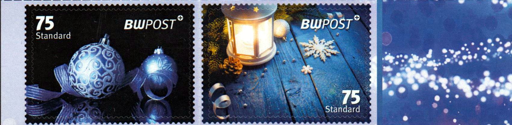 Weihnachtsmarken 2019, gestempelt