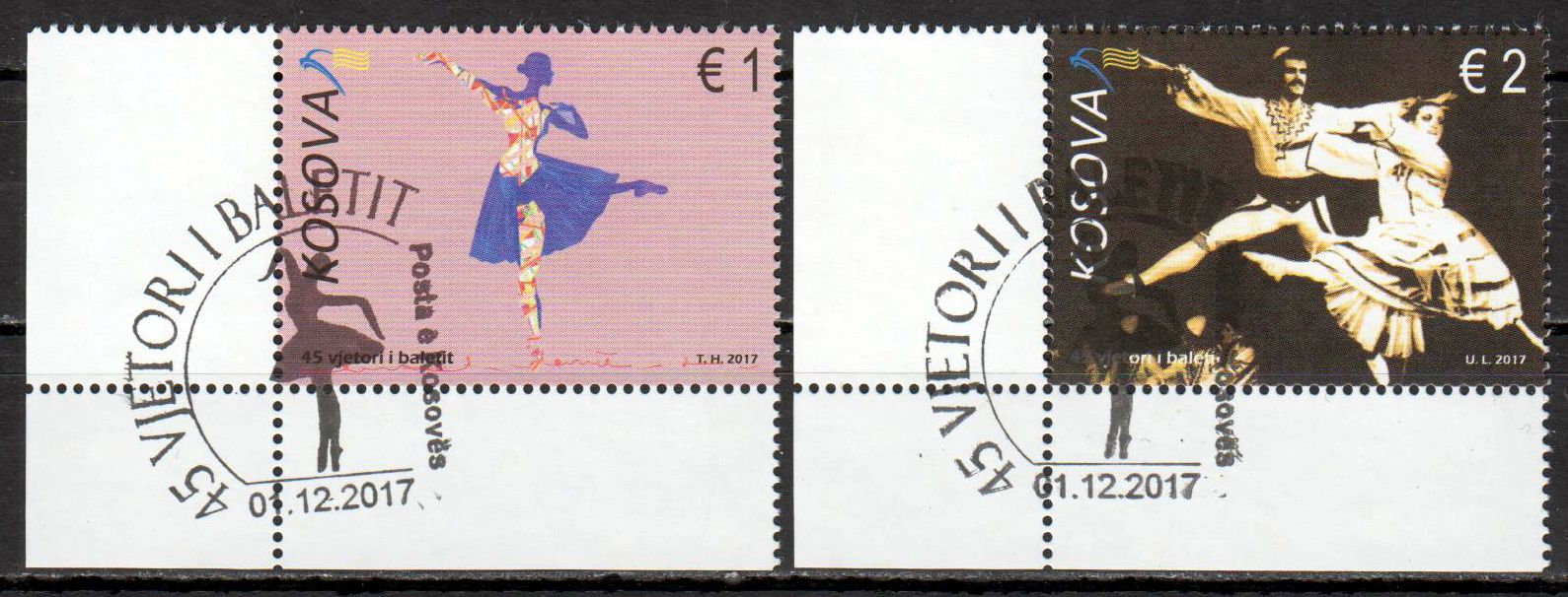 45 Jahre Ballett 2017, gestempelt