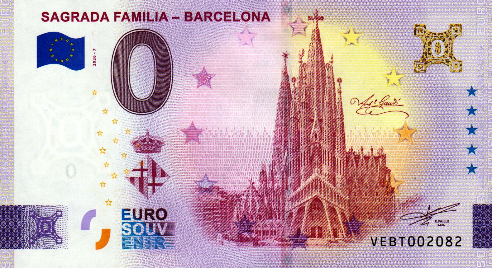 Sagrada Familia - Barcelona 2026-7 Gold