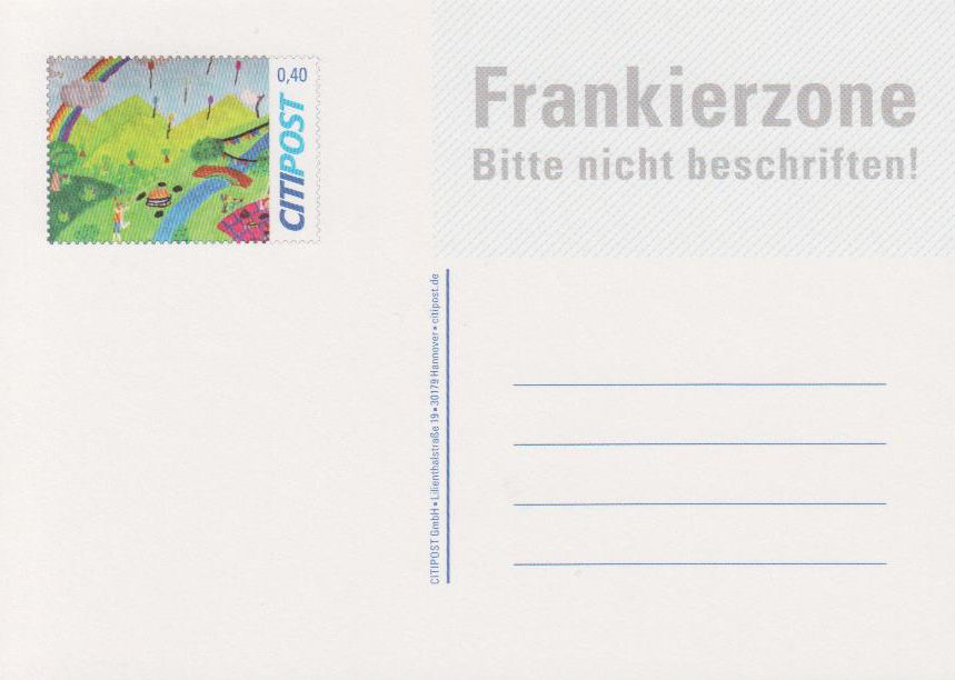 6 PK: Friedensbotschaften, gestempelt