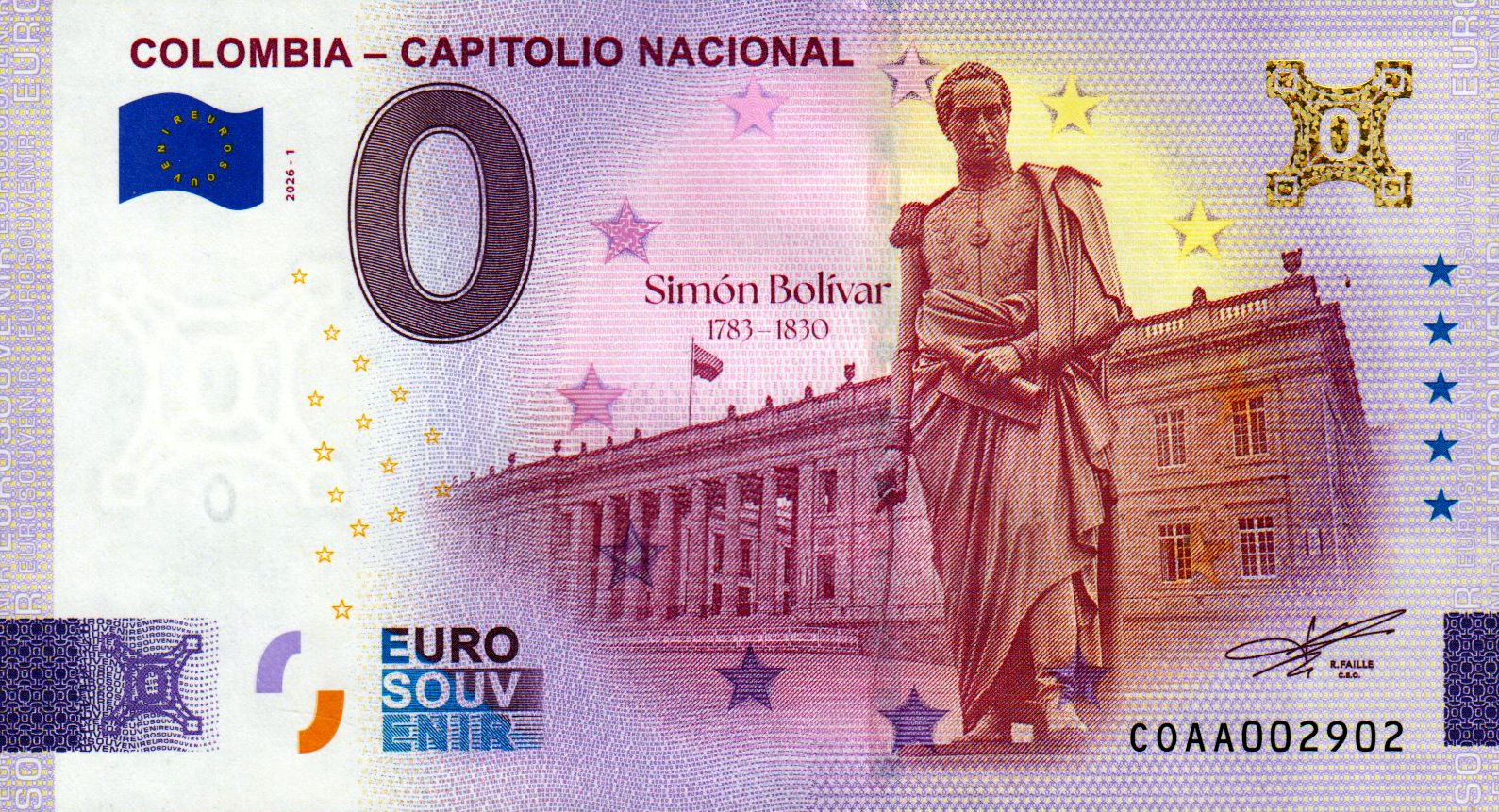 Colombia - Capitolio Nacional 2026-1 Gold