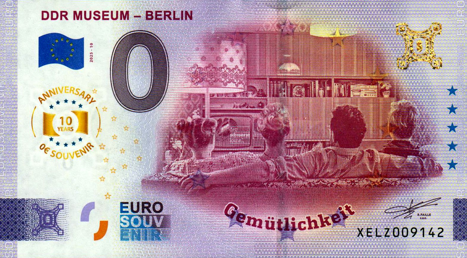 DDR Museum - Berlin 2025-10 Gemütlichkeit, Anniversary