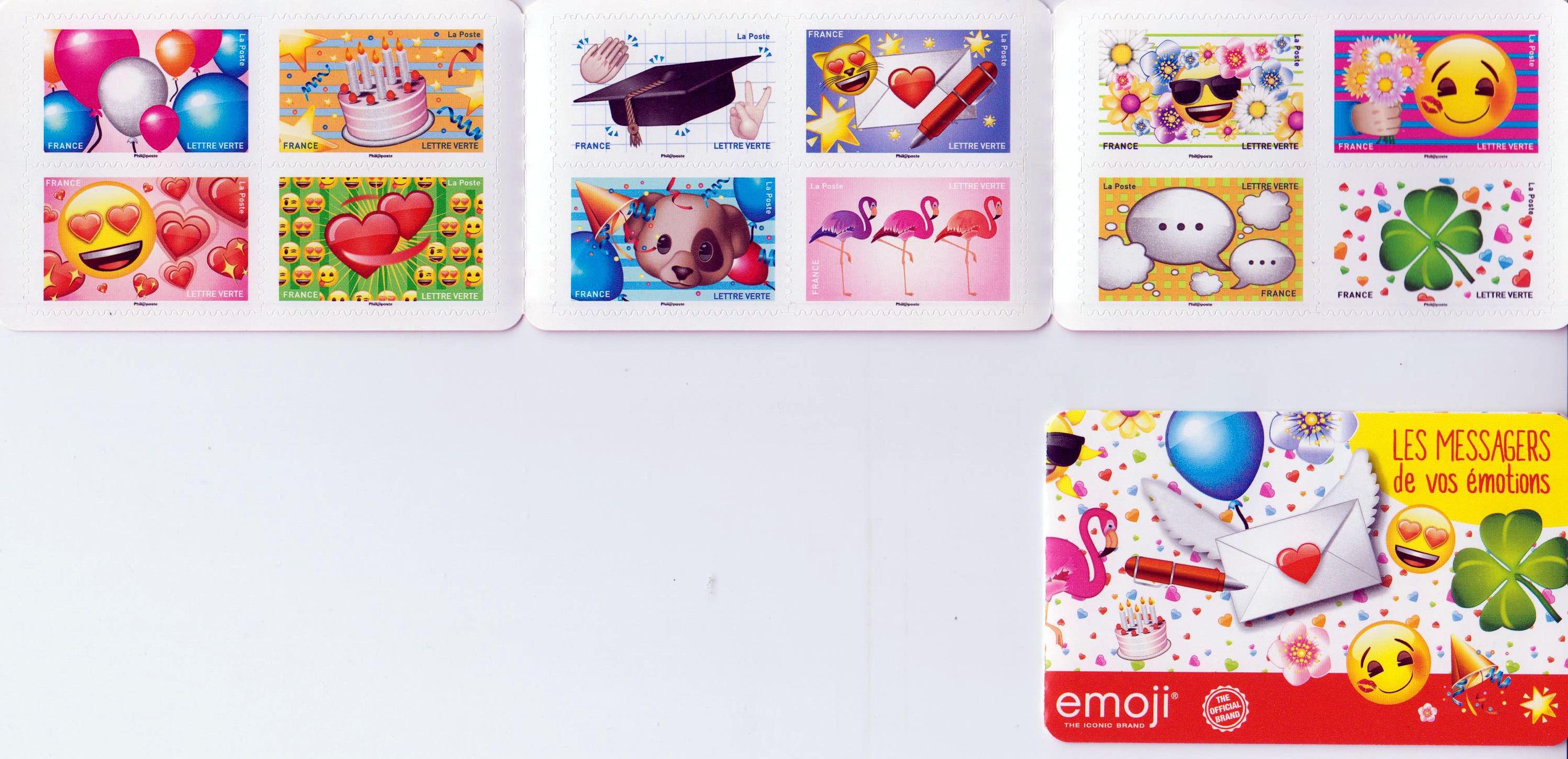 MH: Emoji, Herz, Kleeblatt, sk,