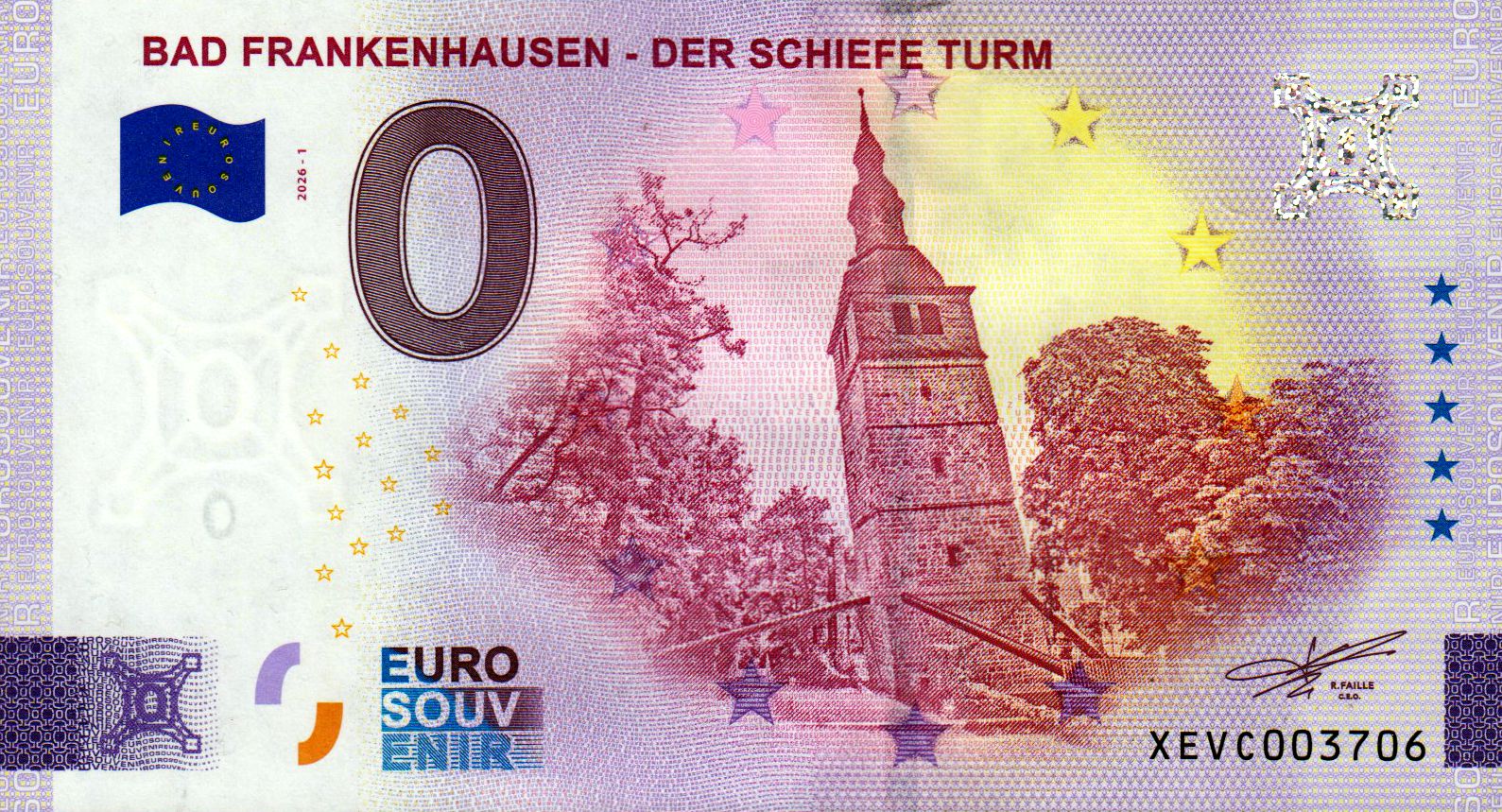 Bad Frankenhausen - Der Schiefe Turm 2026-1, Silber