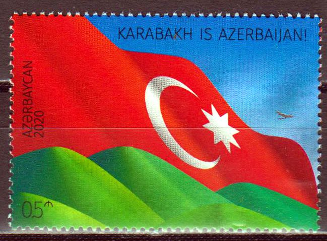 Ende des Karabachkriegs 2020, Flagge