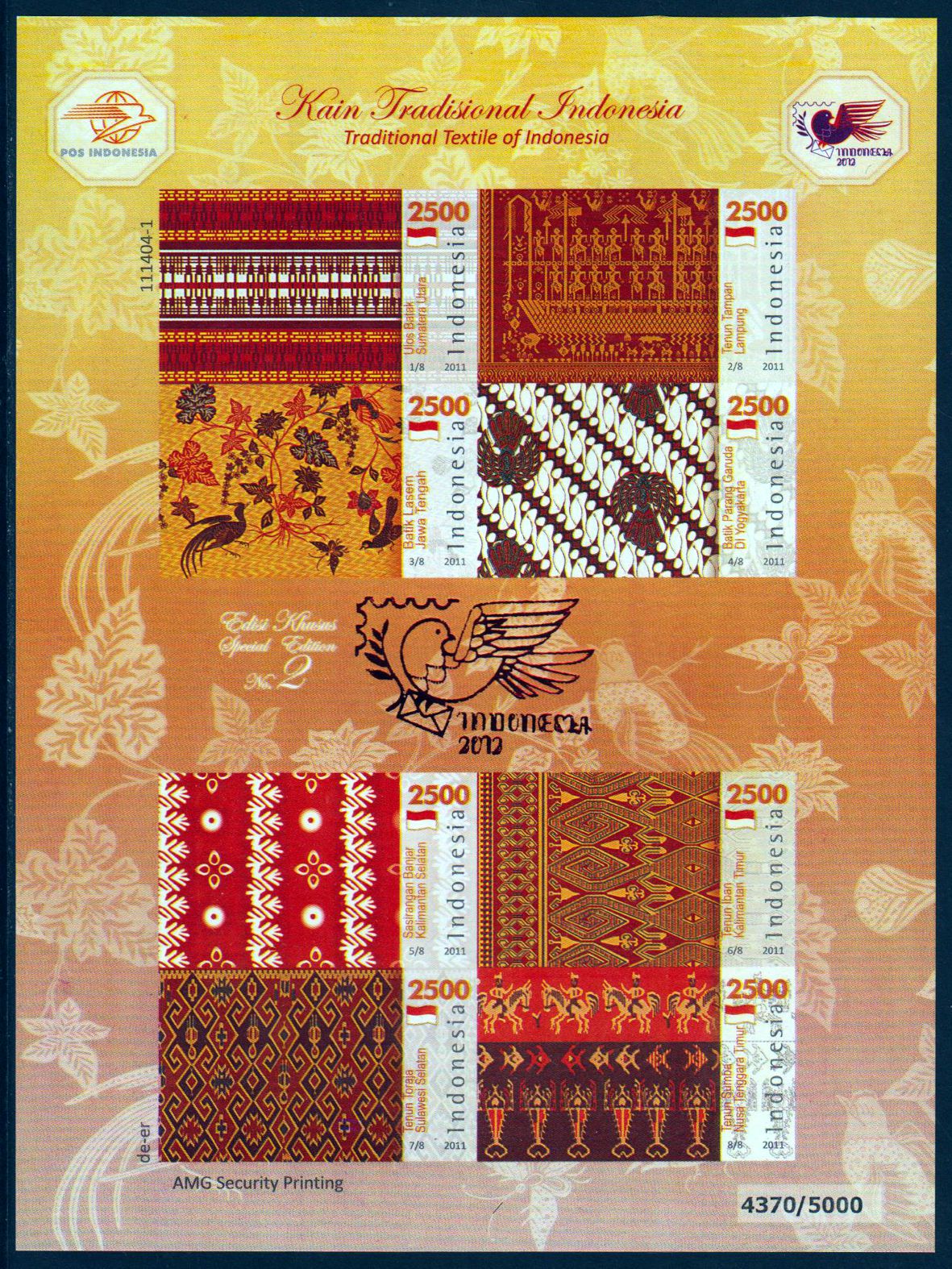 Block: Trad. Textilien 2011, Nr. 2 (11F28)