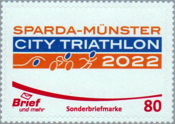 Sparda-Münster City Triathlon 2022, gestempelt
