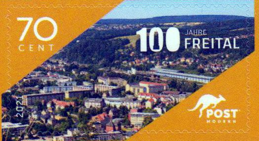 100 Jahre Freital 2021, geändertes Logo