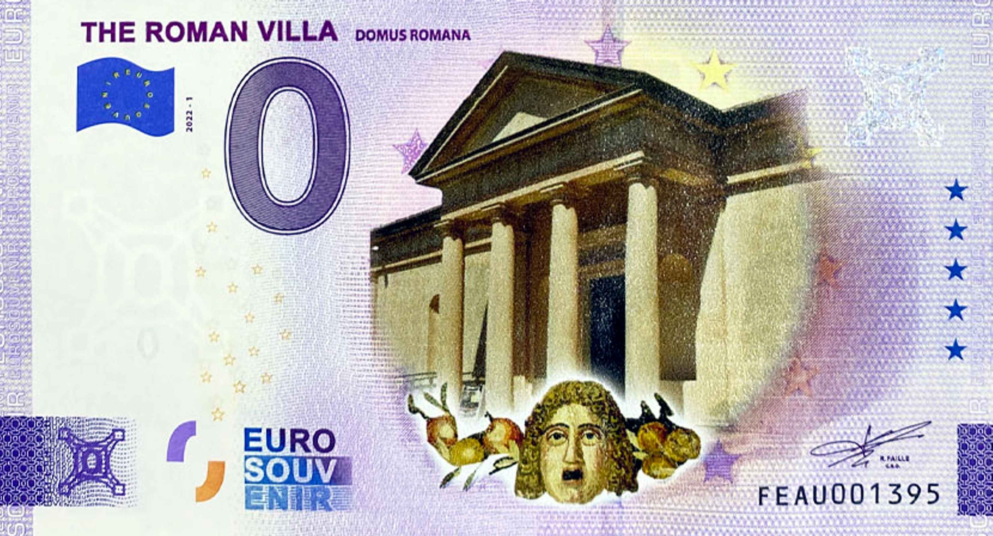 The Roman Villa 2022-1, Coloriert