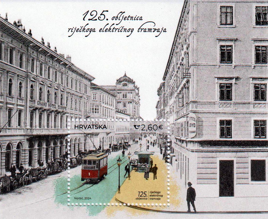 Block: 125 Jahre Straßenbahn in Rijeka 2024