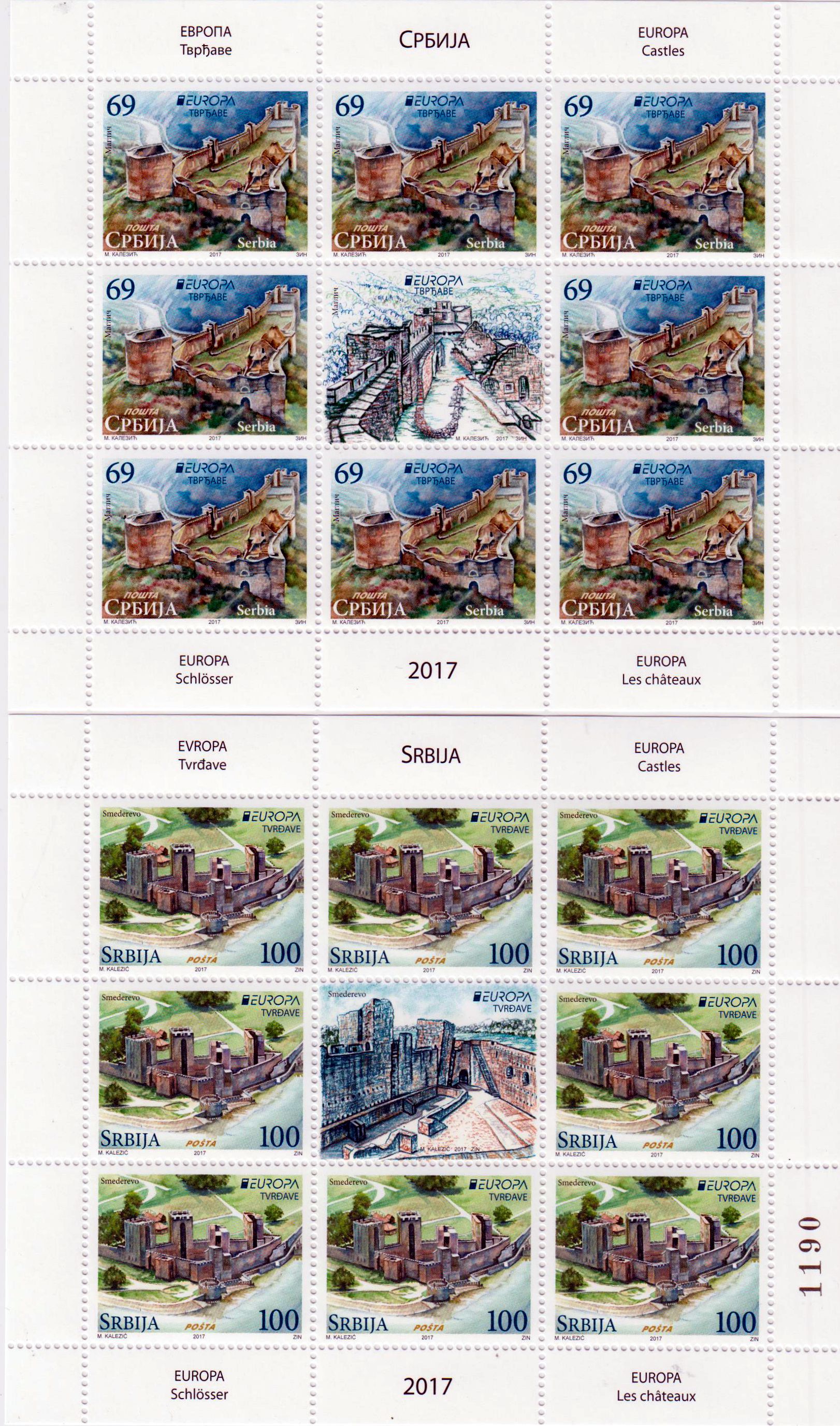 Europa 2017, Burgen
