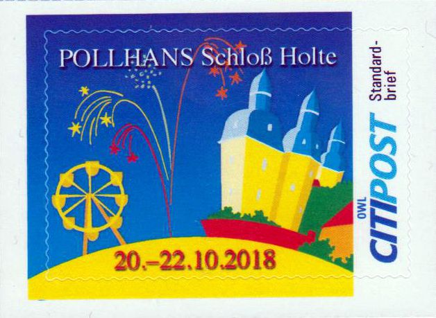 Pollhans - Schloß Holte 2018, gestempelt