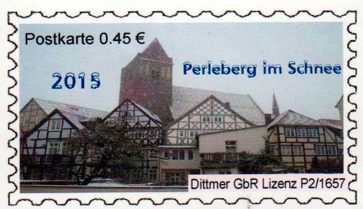 Perleberg im Schnee 2015