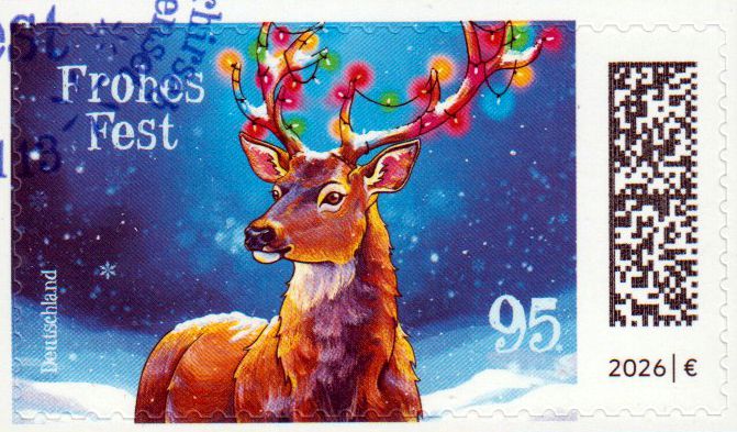 Frohes Fest 2026, sk, gestempelt