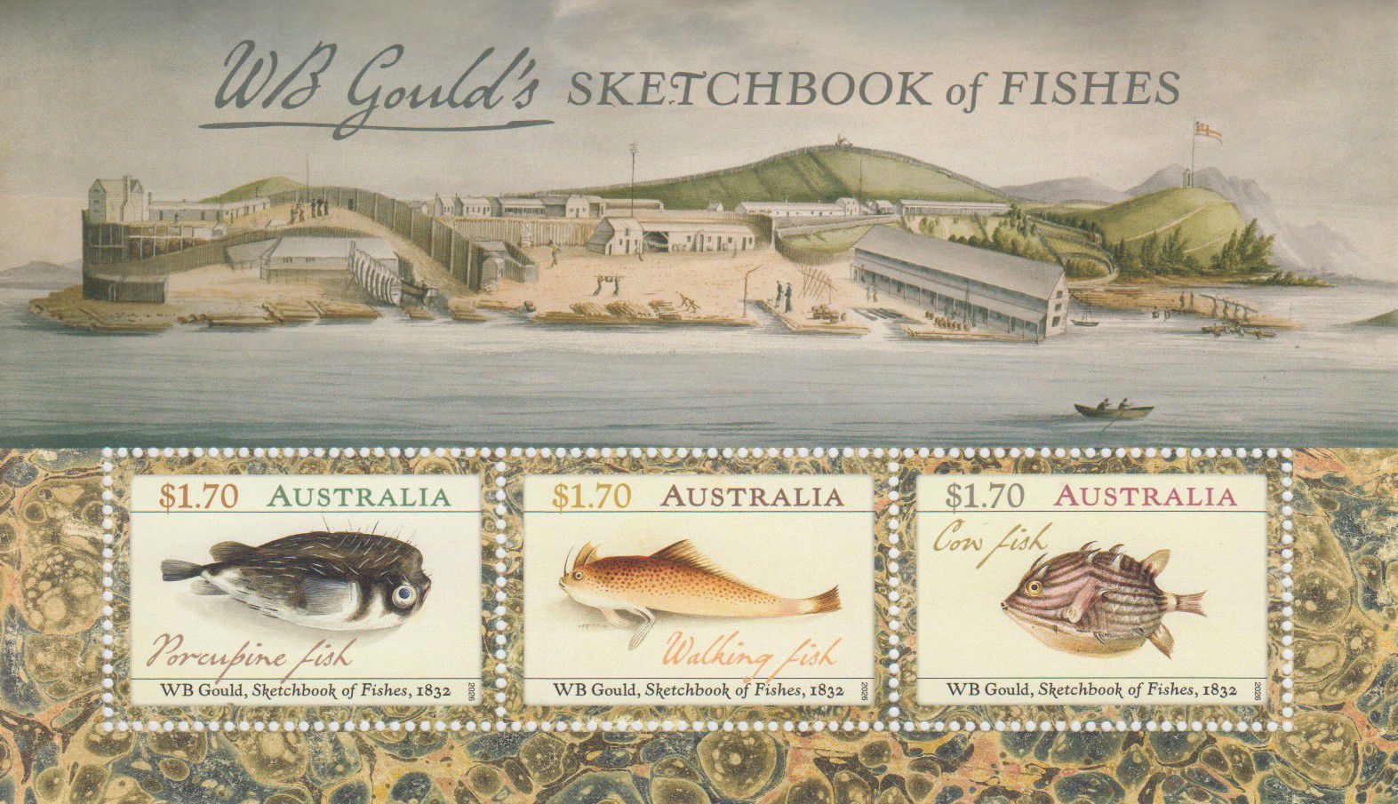Block: Fische 2026, WB Goulds Sketchbook
