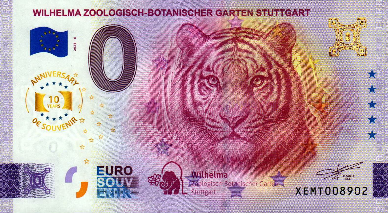 Wilhelma Zoologisch-Botanischer Garten Stuttgart 2025-6 Anniversary