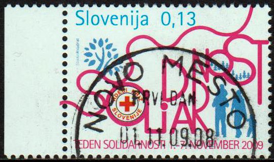 ZZ: Rotes Kreuz 2009, Solidarität 2009, gestempelt