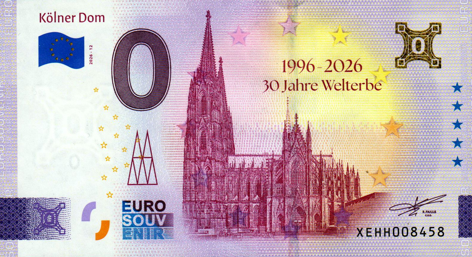 Kölner Dom - 30 Jahre Welterbe 2026-12 Gold