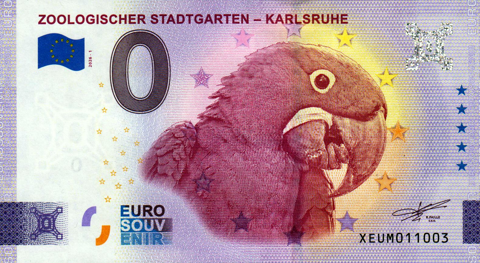 Zoologischer Stadtgarten - Karlsruhe 2026-1 Silber