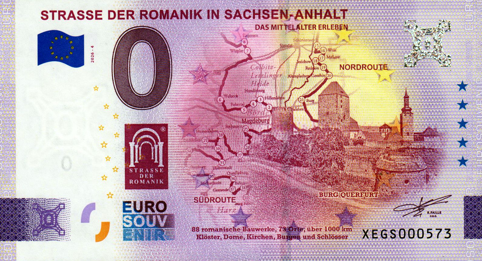 Strasse der Romanik in Sachsen-Anhalt 2026-4 Silber