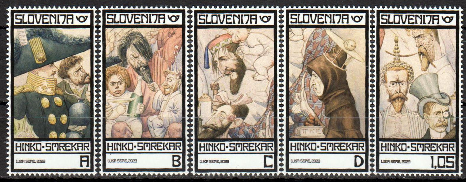 Hinko Smrekar 2023, Gemälde