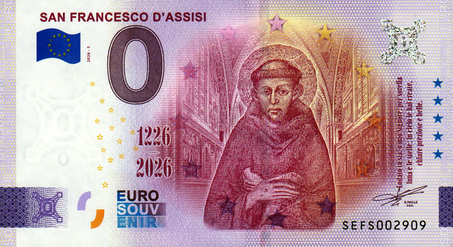 San Francesco D' Assisi 2026-1 Silber