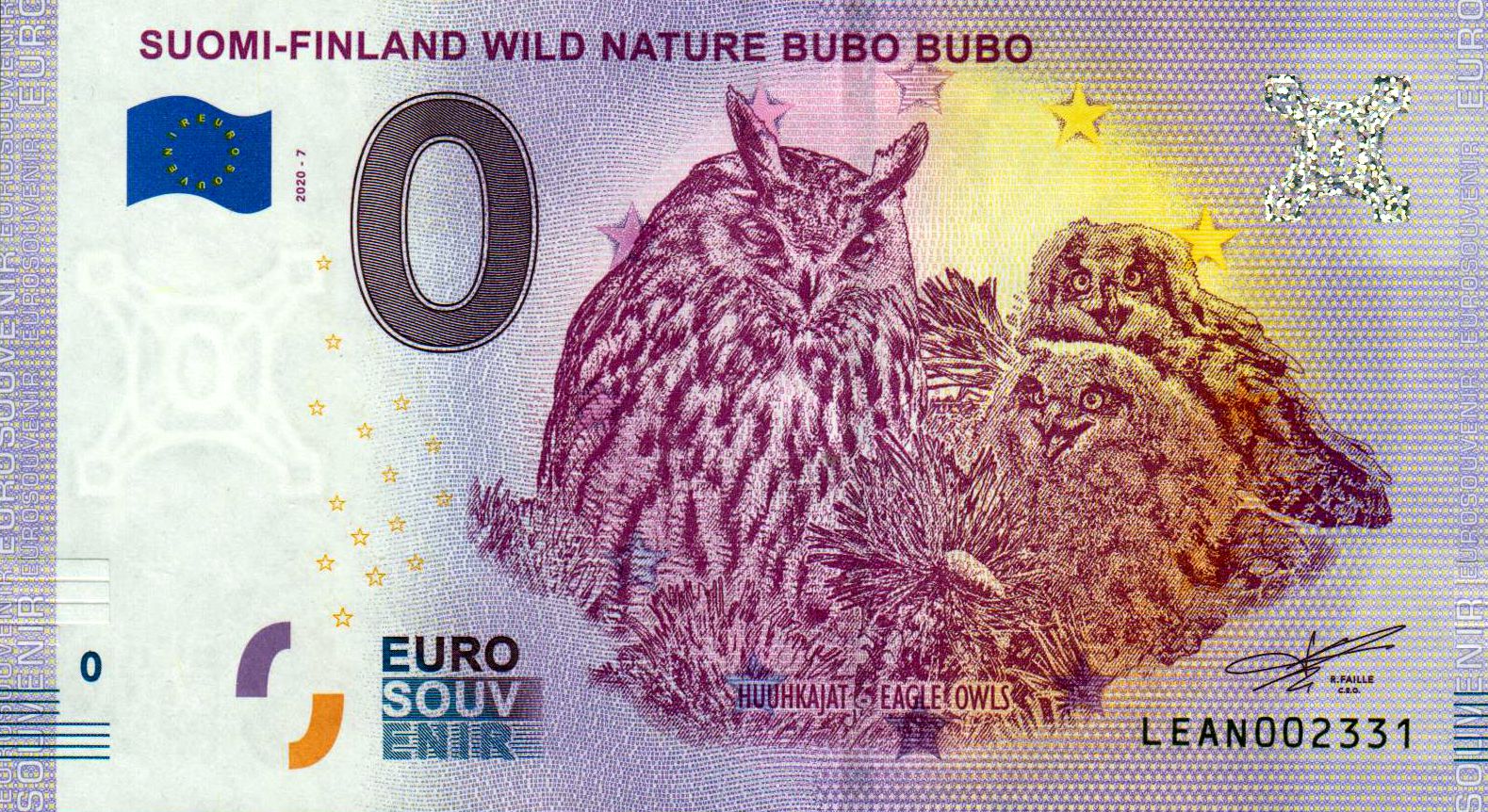 Suomi-Finland Wild Nature Bubo Bubo 2020-7