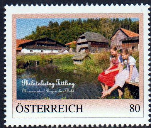 Philatelietag Tittling 2017, Museumsdorf Bayer. Wald, personalisiert