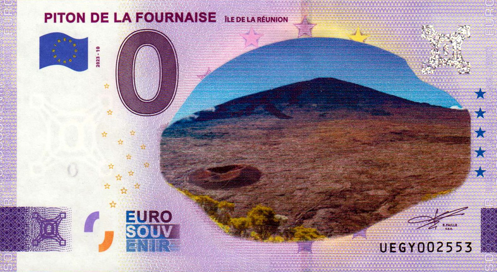 Piton de la Fournaise 2023-10, coloriert