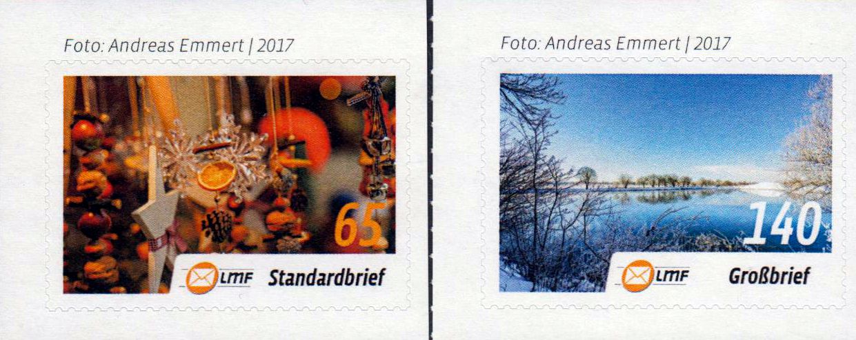 Winterliche Grüße, Ersttag 2.11.2017