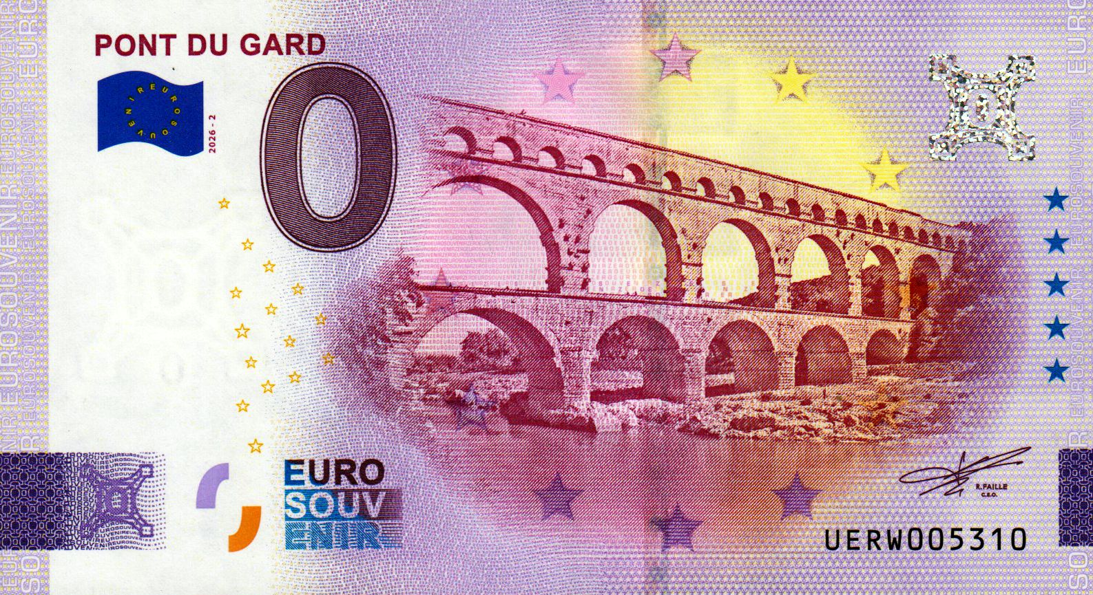 Pont du Gard 2026-2 Silber