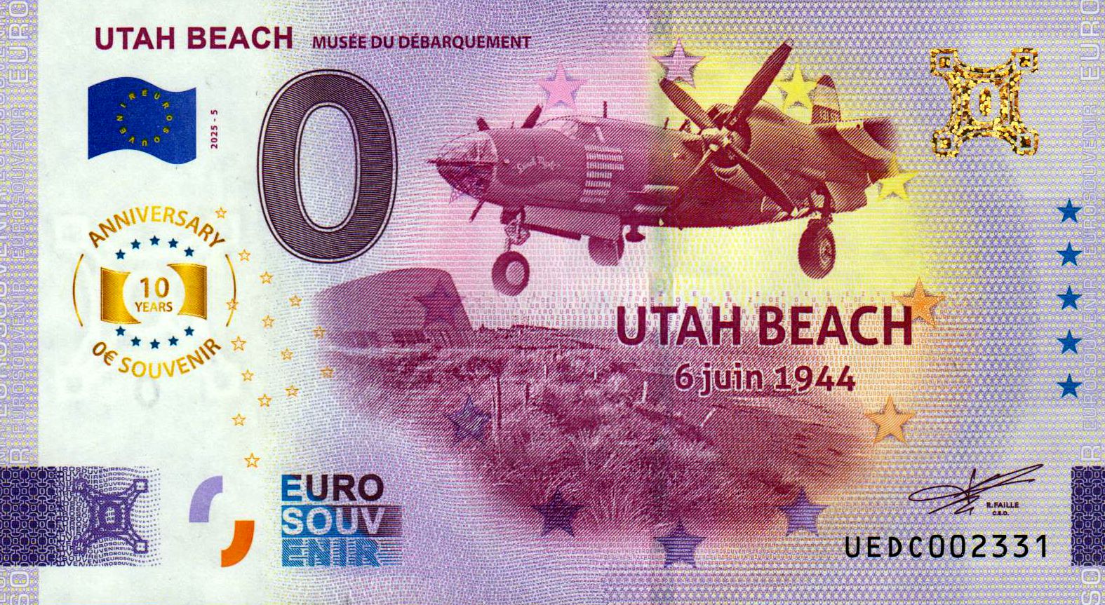 Utah Beach - 6 juin 1944 2025-5 Anniversary
