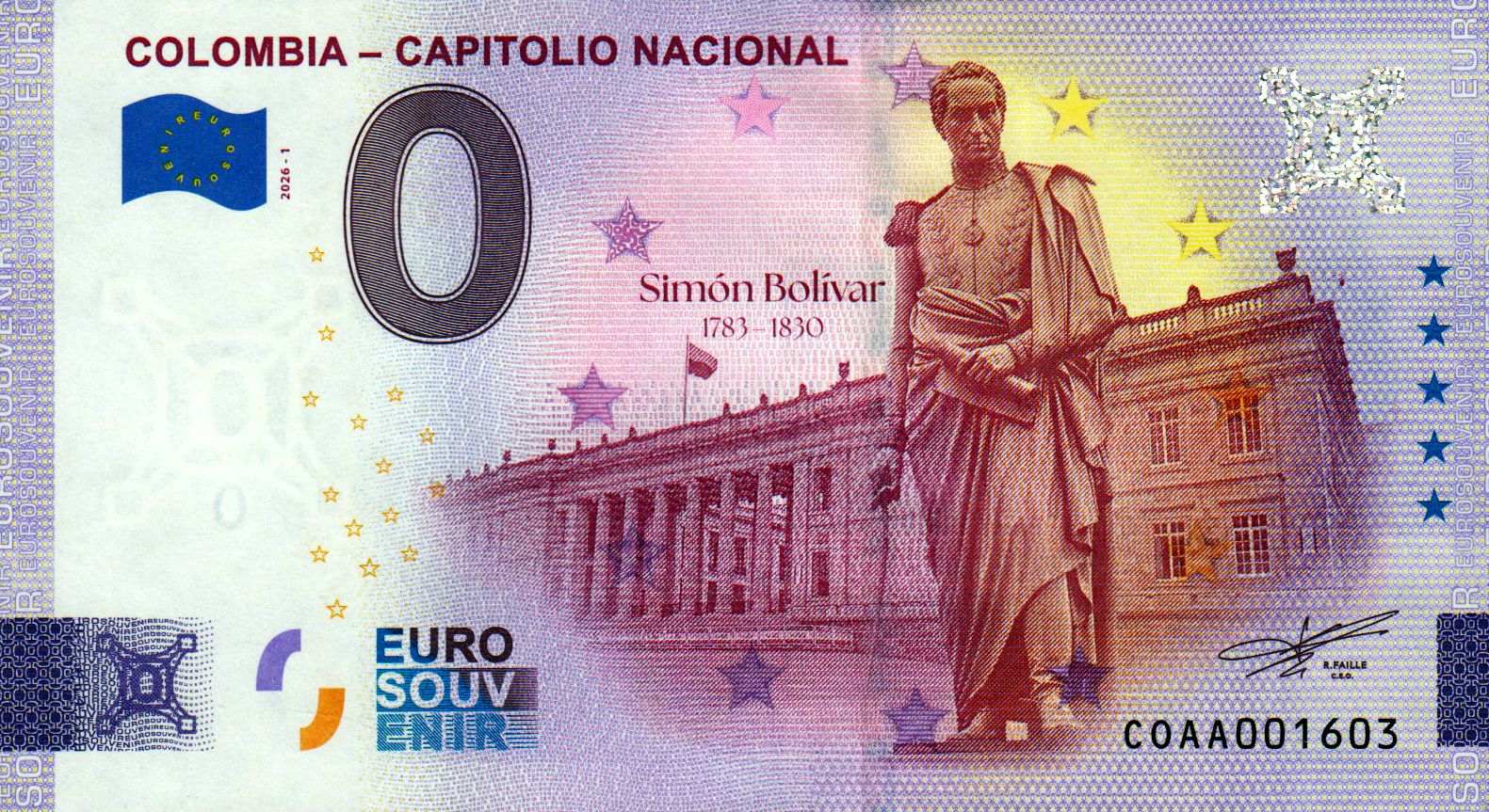 Colombia - Capitolio Nacional 2026-1 Silber
