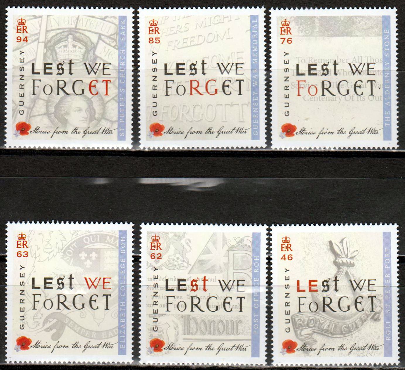 Erster Welkrieg, Lest We Forget