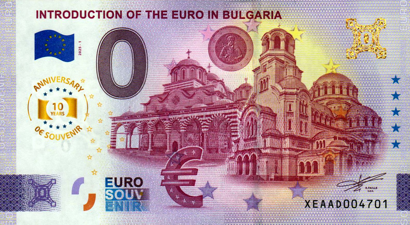 Introduction of the EURO in Bulgaria 2025-1 Anniversary