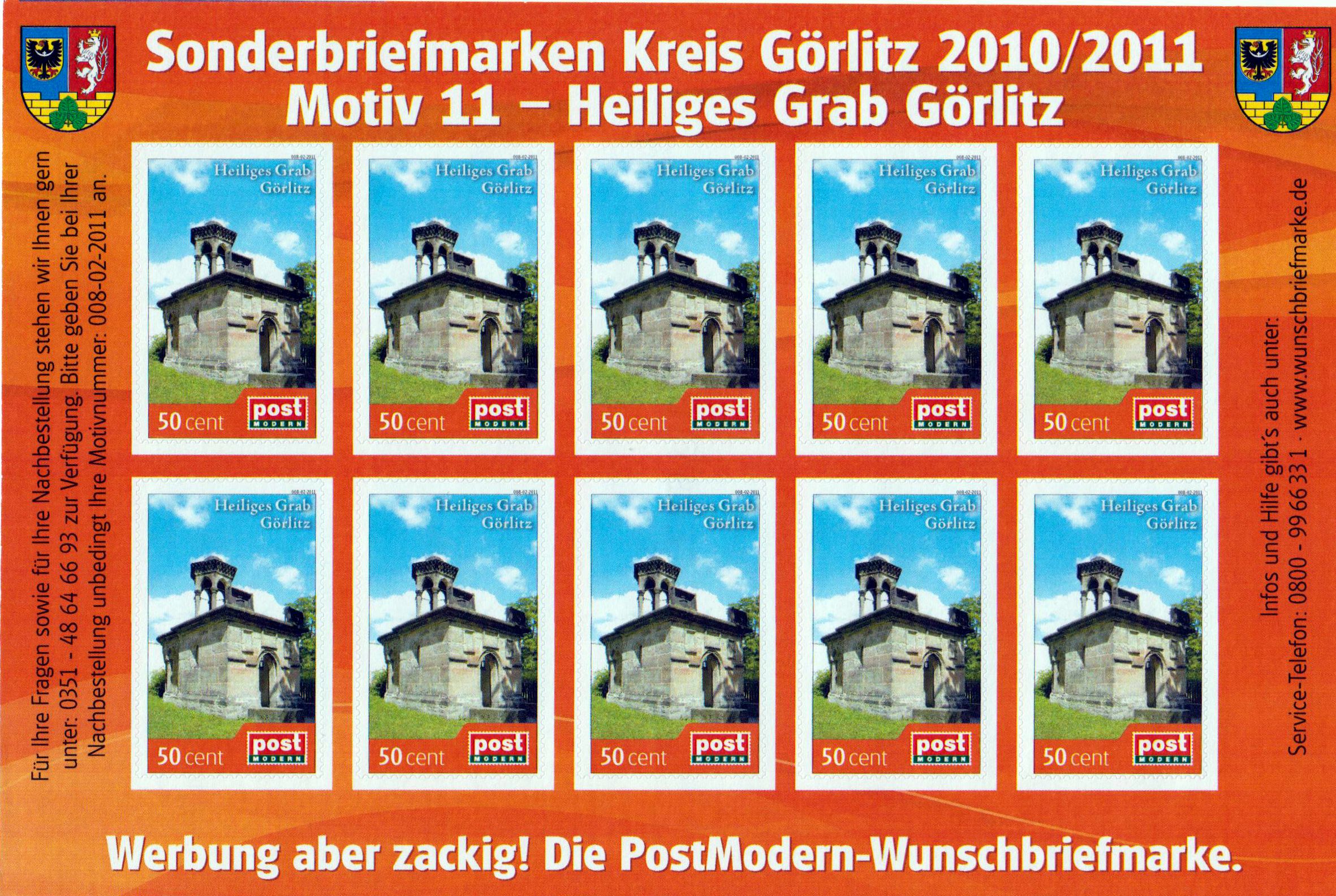 Görlitz XII - Heiliges Grab 2011, personalisiert