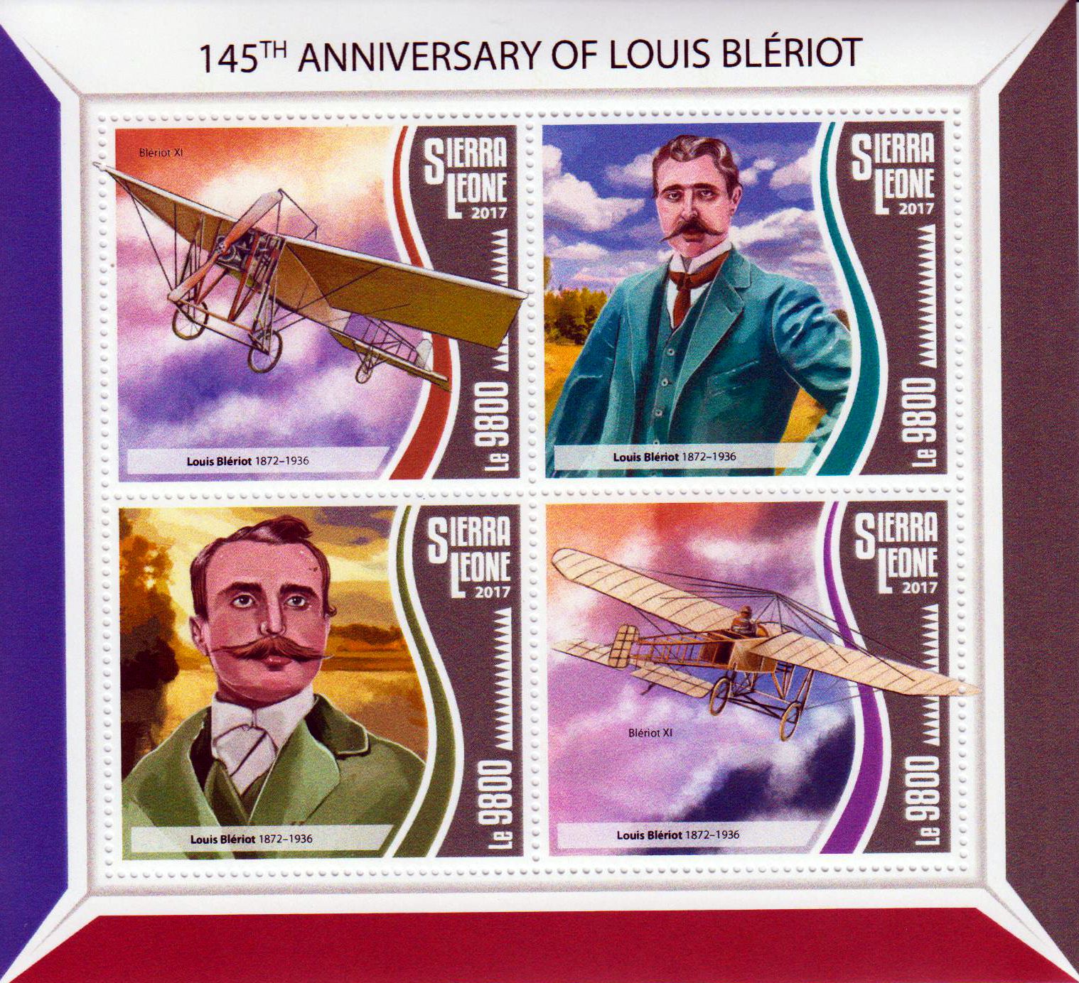 145. Geb. Louis Bleriot, Alte Flugzeuge
