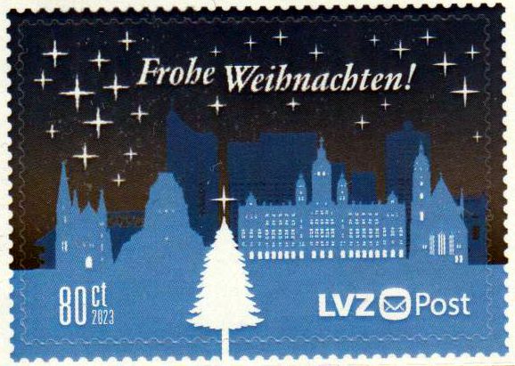 Frohe Weihnachten 2023, sk, gestempelt