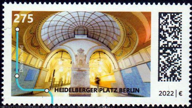 U-Bahn Stationen, Heidelberger Platz Berlin 2022