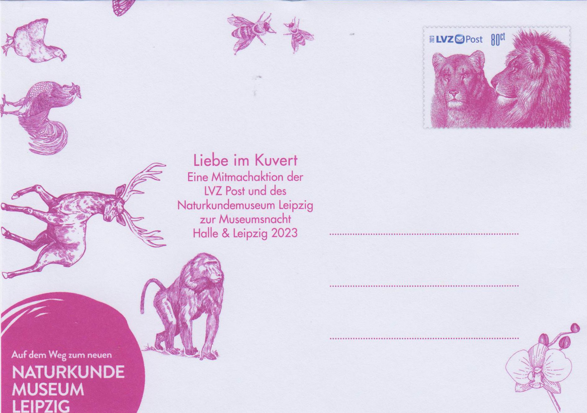 Liebe im Kuvert 2023, Naturkunde Museum Leipzig