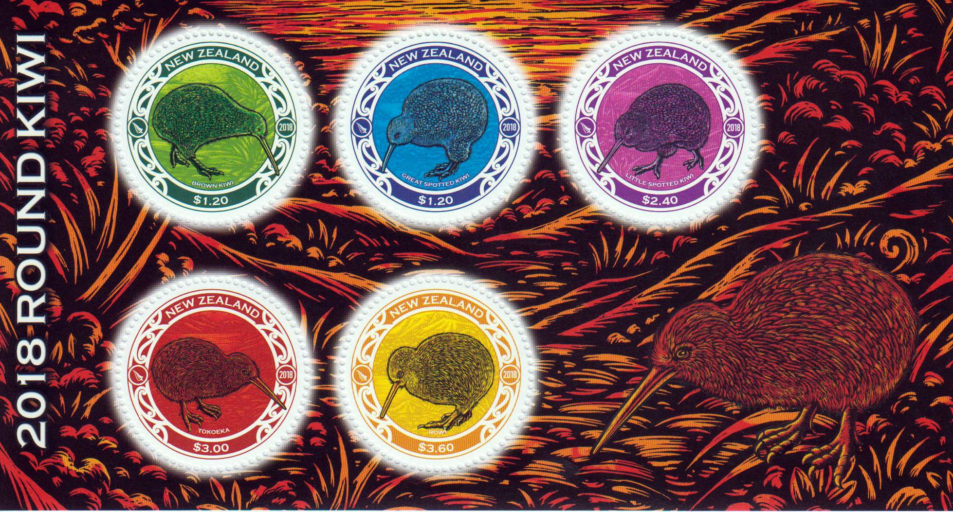 Block: Kiwi Rundmarken 2018, Vogel