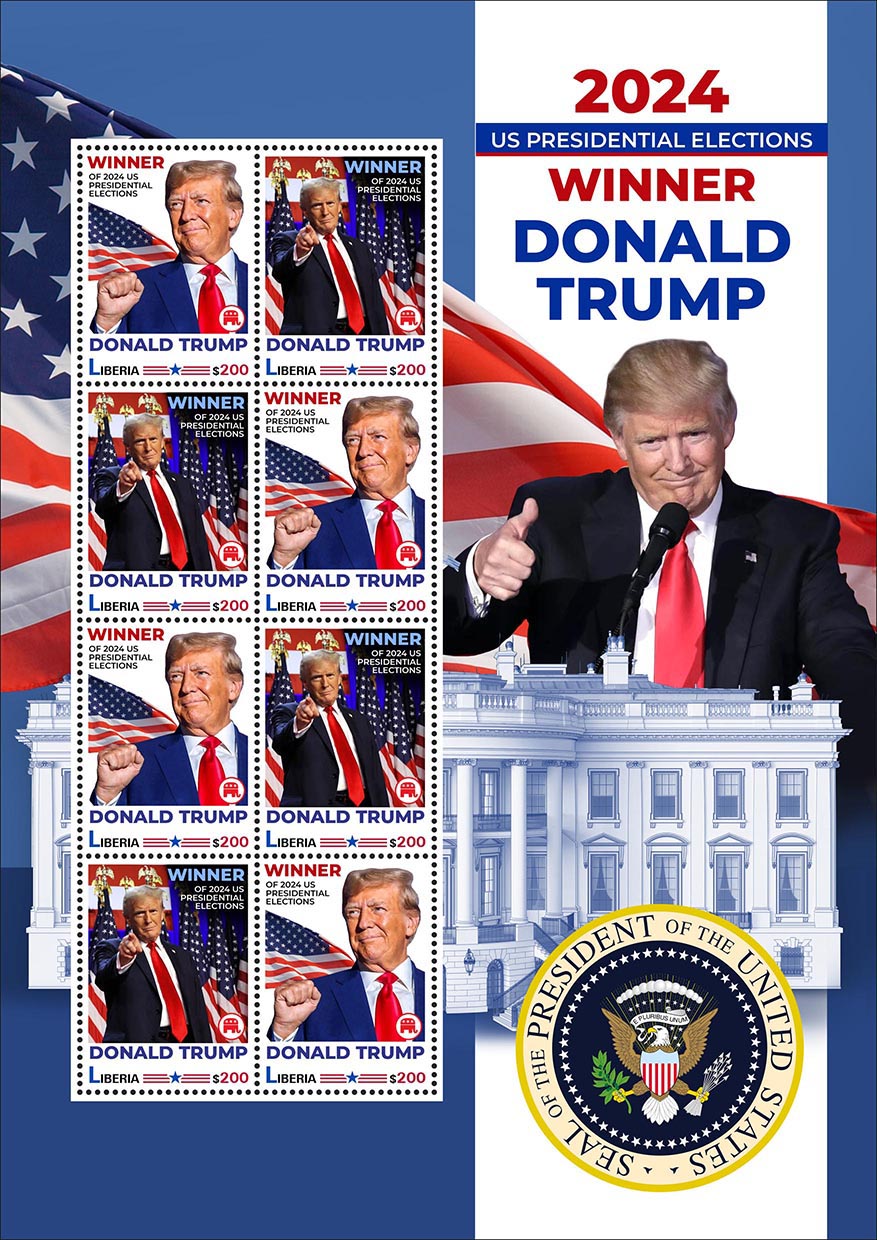 Zdr. Gewinner der US-Präsidentschafts- wahl 2024, Donald Trump I